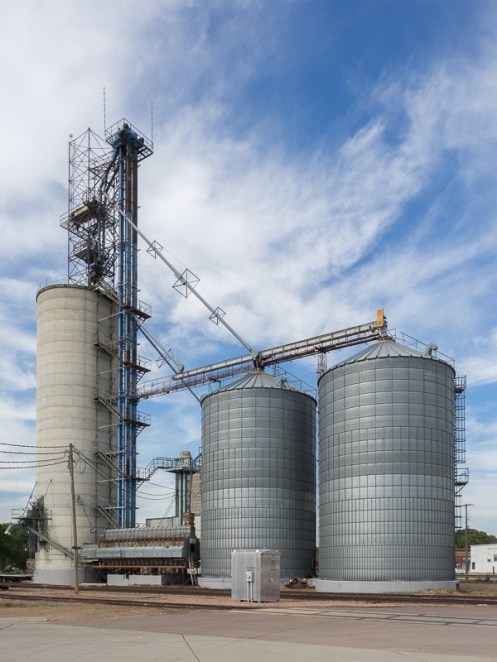 Grain storage facility in Humboldt, South Dakota